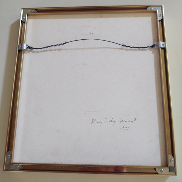 Vintage handmade crewelwork of unicorn - Picture 7 of 11